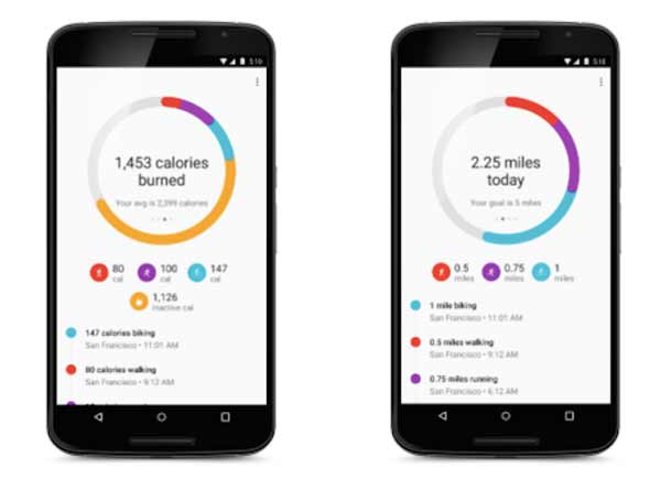 Google Fit Update